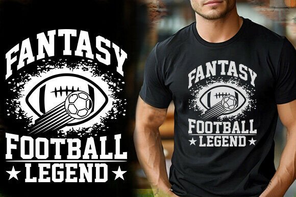 FANTASY FOOTBALL LEGEND TSHIRT DESIGN