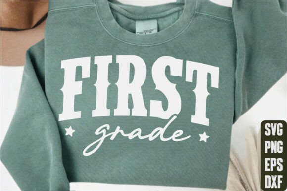 First Grade T-Shirt Design Graphics