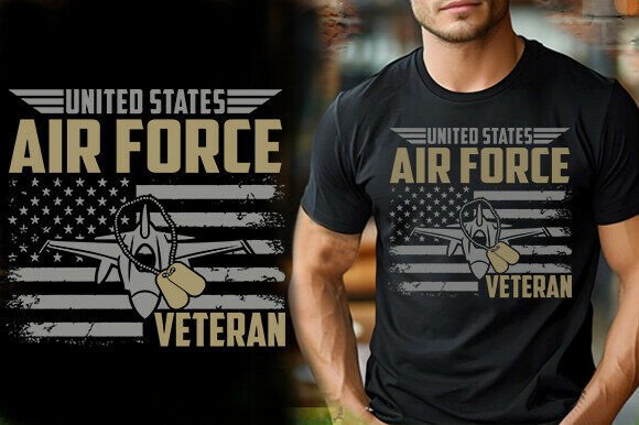 US Air Force Veteran T-Shirt D